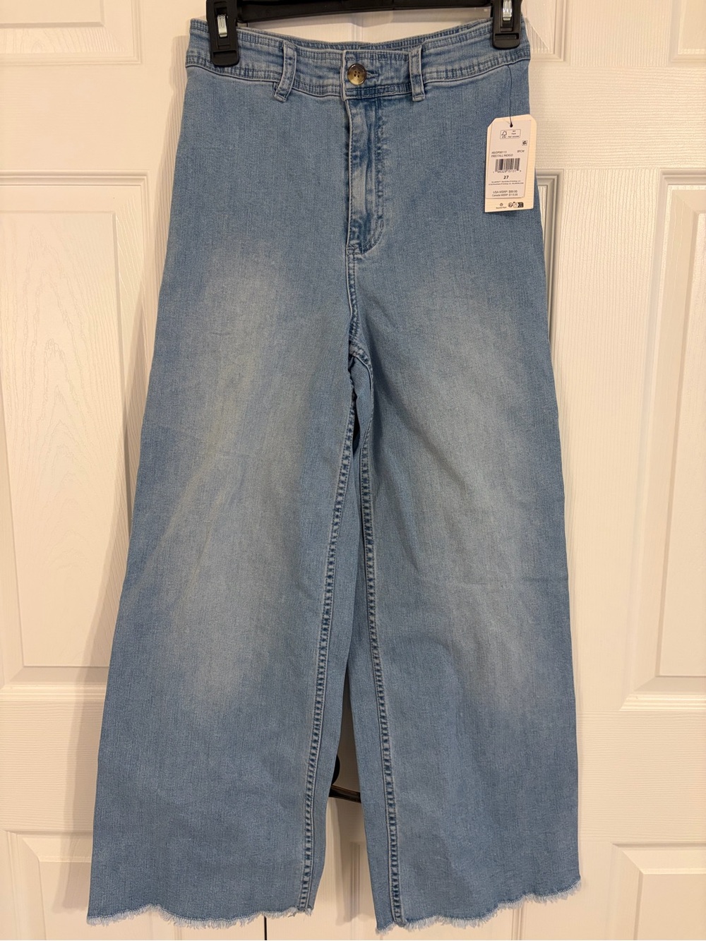 Billabong Light Blue High-Rise Wide Leg Jeans - Picture 3 of 6